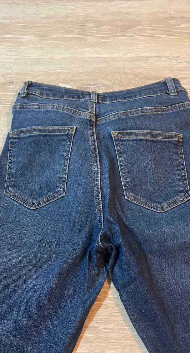 Lacivert Kadın Kot Pantolon - Görsel 3