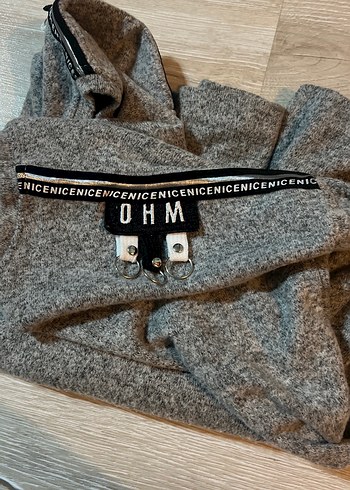 Kadın Gri kazak - Görsel 2