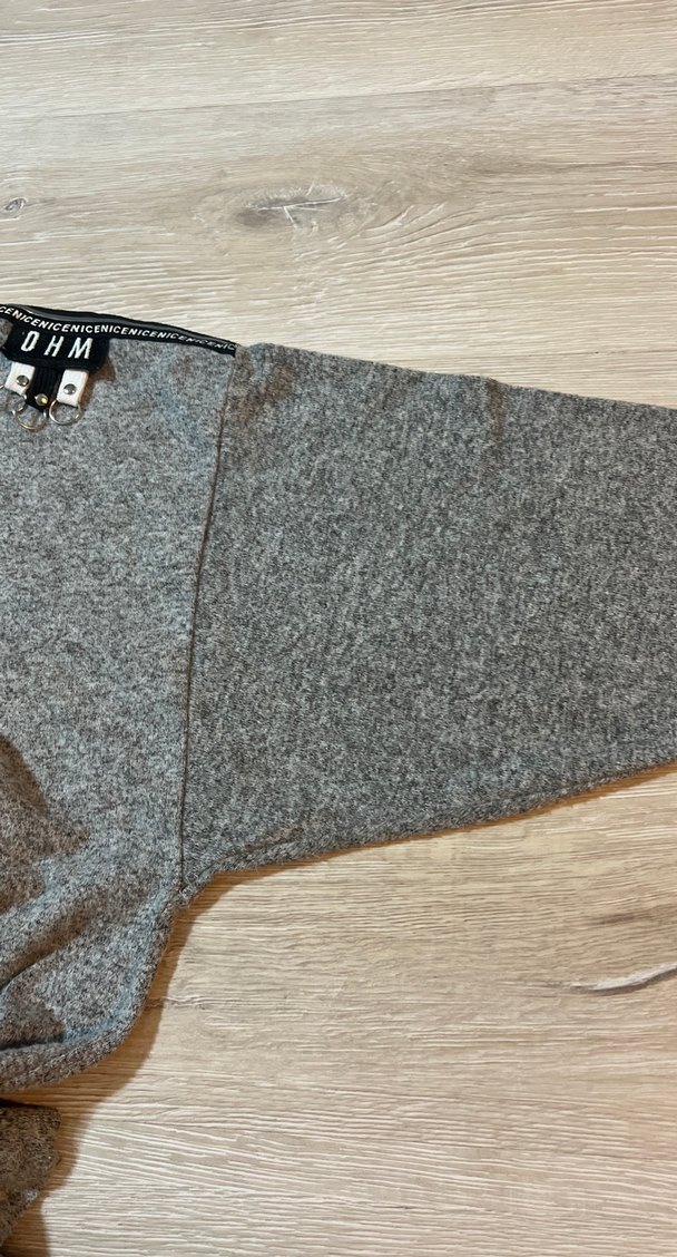 Kadın Gri kazak - Görsel 3