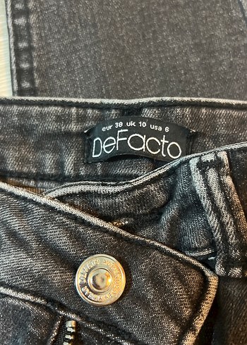 Gri Kadın Denim Midi Boy Dar Kesim Jean - Görsel 2