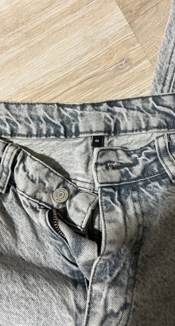 Gri Bol Kesim  Kadın Jean - Görsel 2