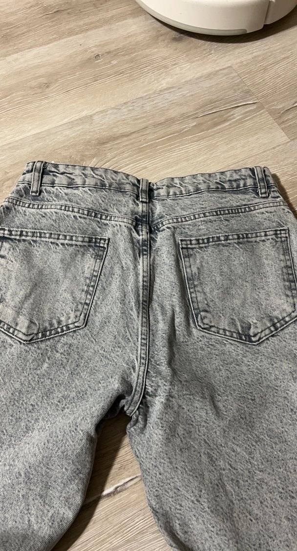 Gri Bol Kesim  Kadın Jean - Görsel 3