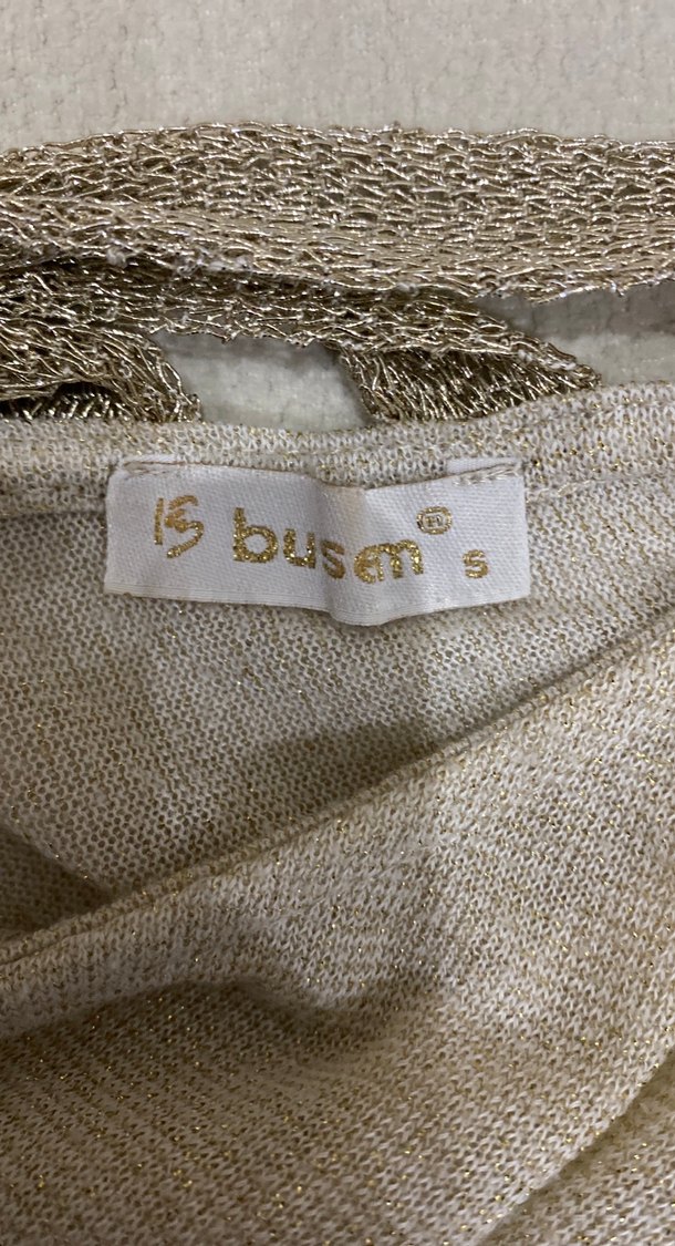 Kız Çocuk Gri Payetli Bohem Tişört - Görsel 3