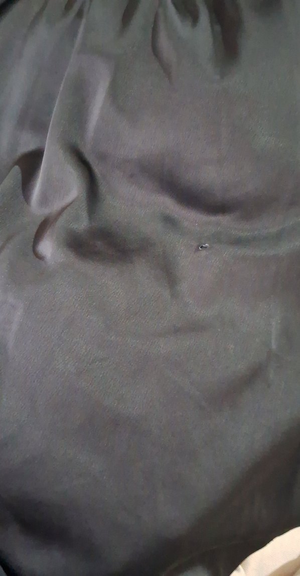 Siyah V Yakalı Uzun Kollu Midi Elbise - Görsel 4