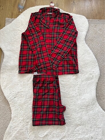 xl Beden kırmızı Renk Penti kadın pijama takımı