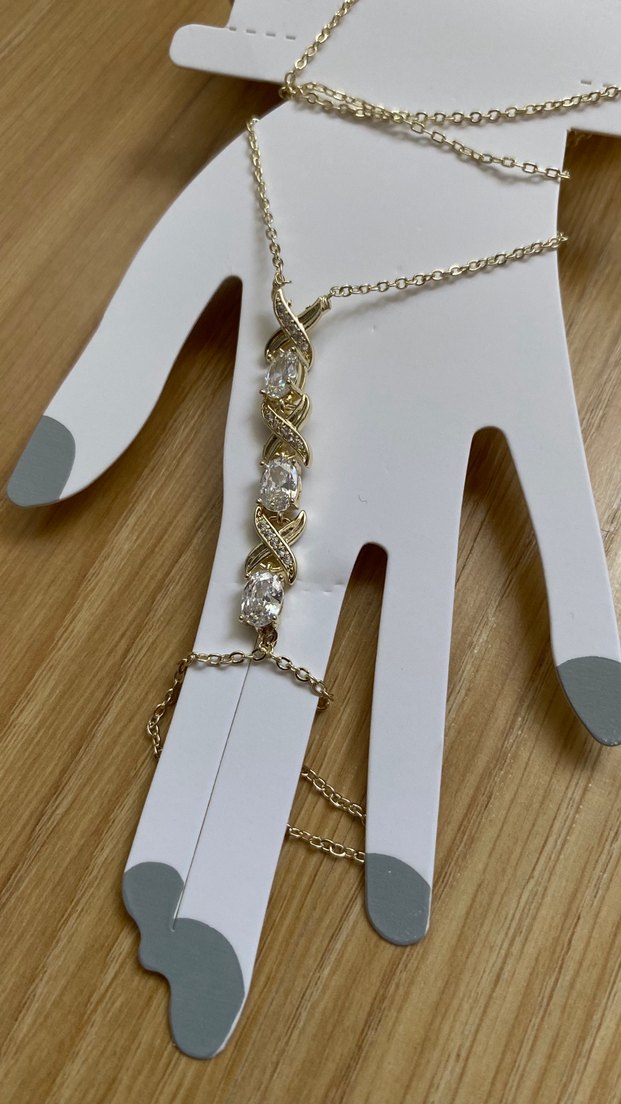 Zincir Detaylı Bohem Kadın El Zinciri - Görsel 3