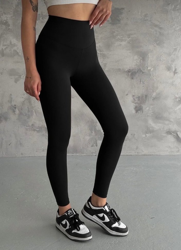 Oysho şardonlu siyah tayt - Görsel 4