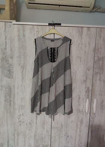 xxl Beden gri Renk Gri Zebra Desenli Katlı Kadın bulyz