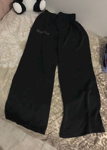 Siyah Rahat Kesim Kadın Kumaş Pantolon - Görsel 2