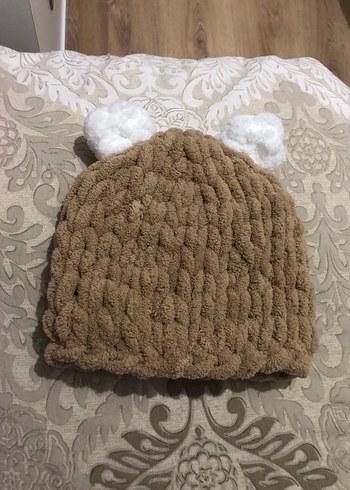 Puffy El Örgüsü Bebek Ve Çocuk Beresi - Görsel 5