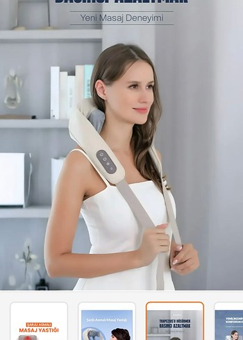 mega plus şarjlı boyun yastığı