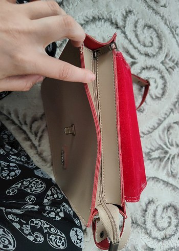 Mango Beyaz Deri Kadın Omuz Çantası - Görsel 6