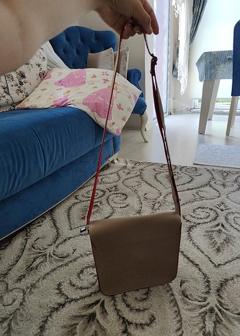 Mango Beyaz Deri Kadın Omuz Çantası - Görsel 8