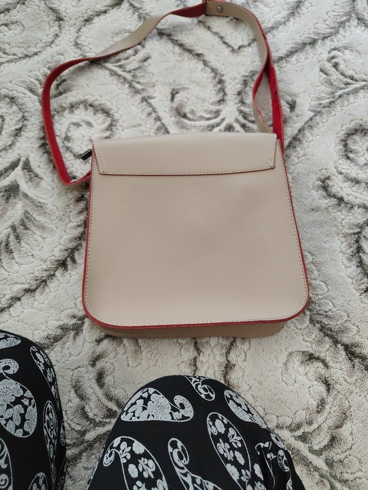 Mango Beyaz Deri Kadın Omuz Çantası - Görsel 2