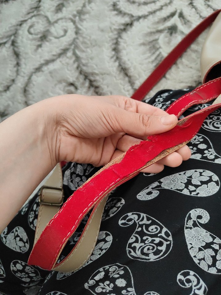 Mango Beyaz Deri Kadın Omuz Çantası - Görsel 4