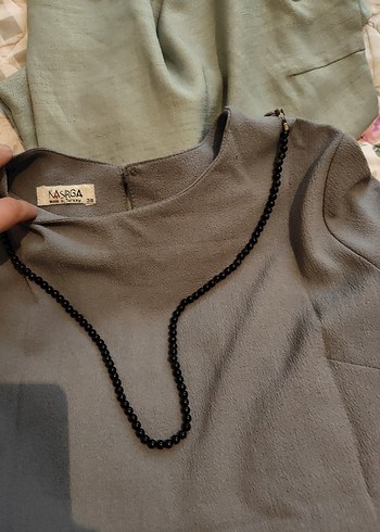 KASİRGA, GRİ SALAŞ KOLLARİ BOL TUNİK - Görsel 5