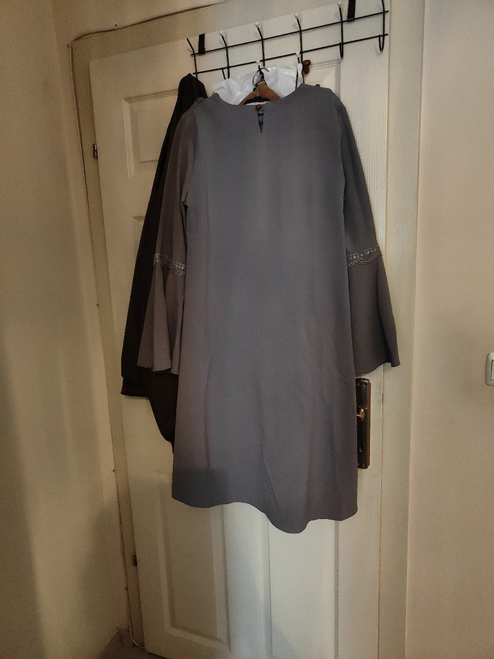 KASİRGA, GRİ SALAŞ KOLLARİ BOL TUNİK - Görsel 2