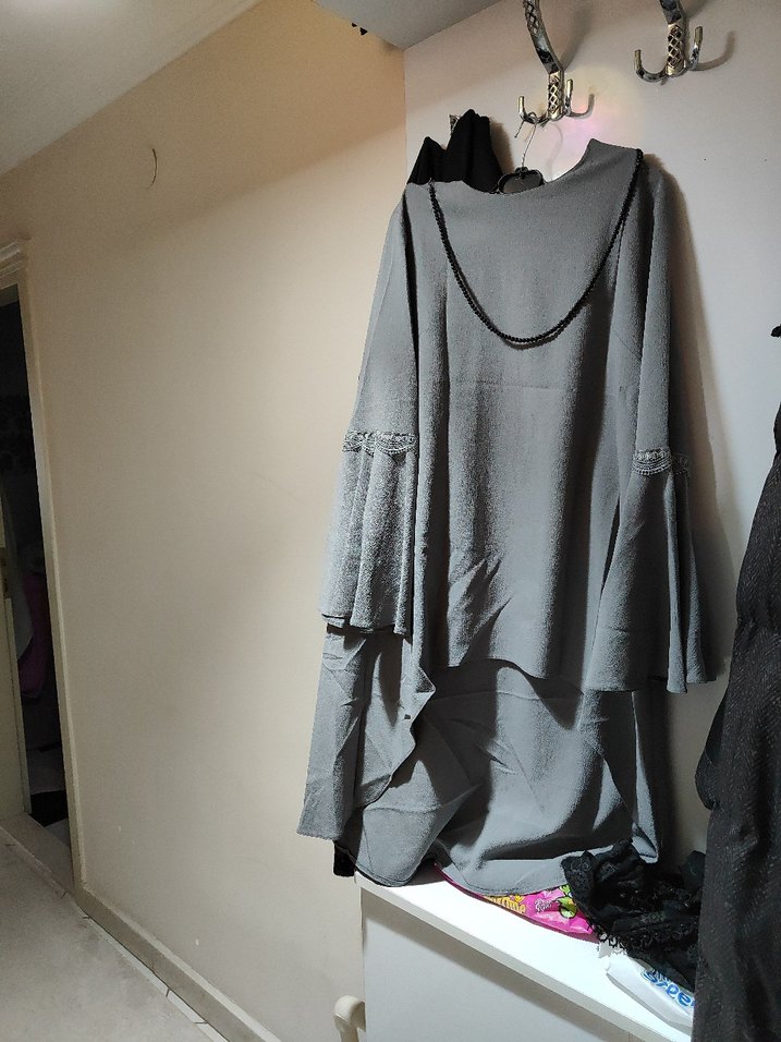 KASİRGA, GRİ SALAŞ KOLLARİ BOL TUNİK - Görsel 3