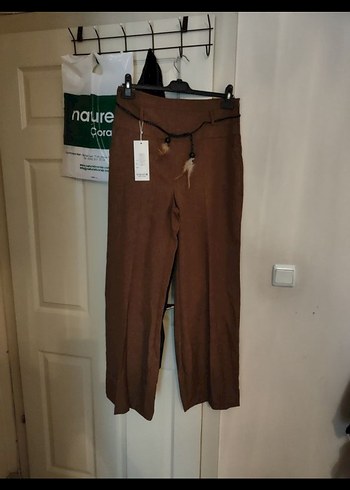 CALVİNO İKİLİ KEMERLİ TAM İSPANYOL PAÇA PANTOLON - Görsel 6