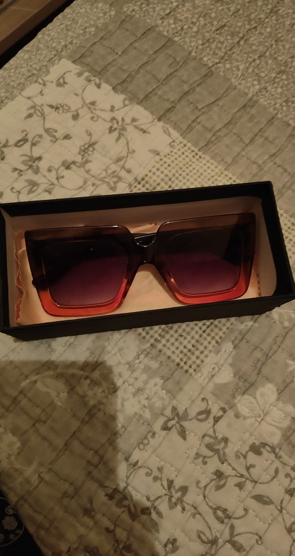 Kahverengi Şeffaf Kadın Güneş Gözlüğü - Görsel 4