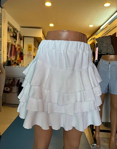 Zara Keten şort etek