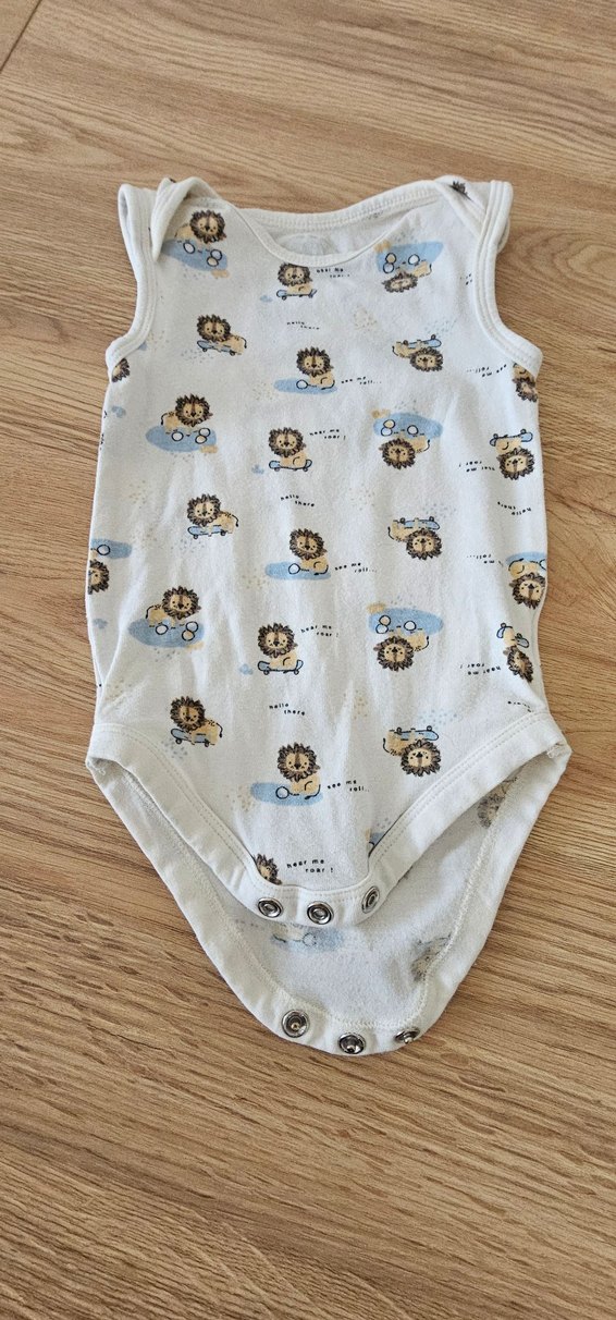 Erkek Bebek Pamuklu Askısız Body Seti - Görsel 4