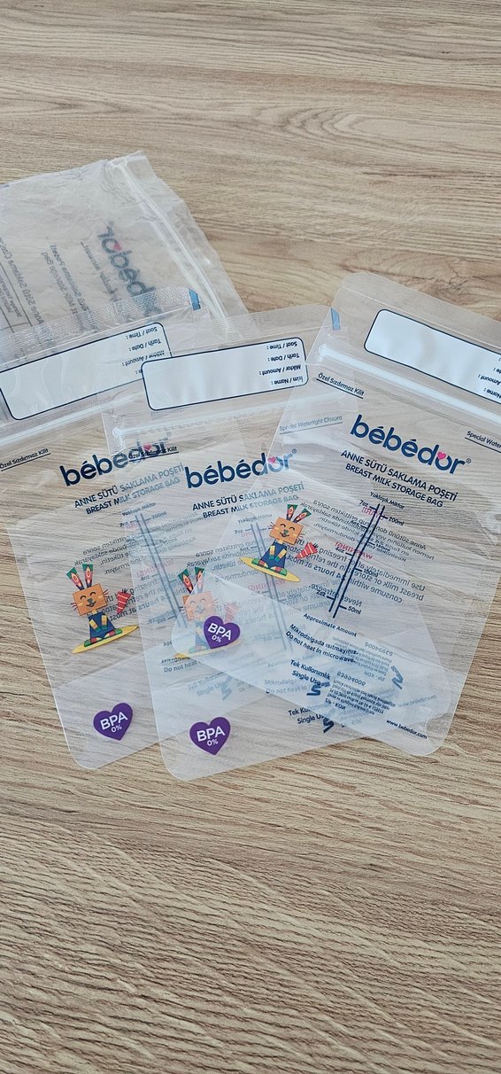 Bebédor Anne Sütü Saklama Poşetleri 3 lü - Görsel 2
