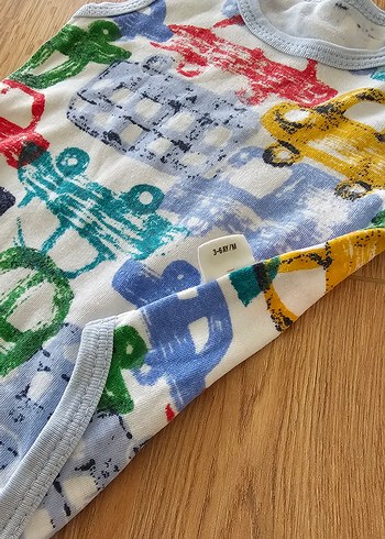 Bebek Erkek Kolsuz Pamuklu Body Seti - Görsel 6