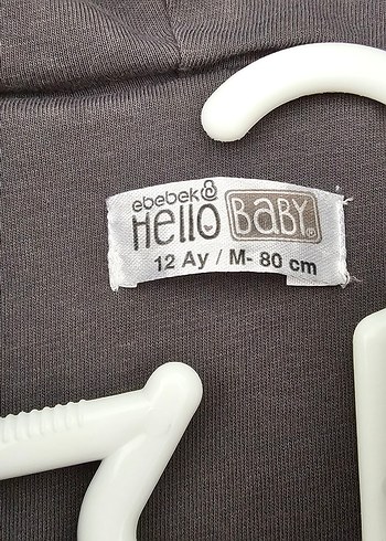 Gri Erkek Bebek Peluş Tulum - Görsel 4