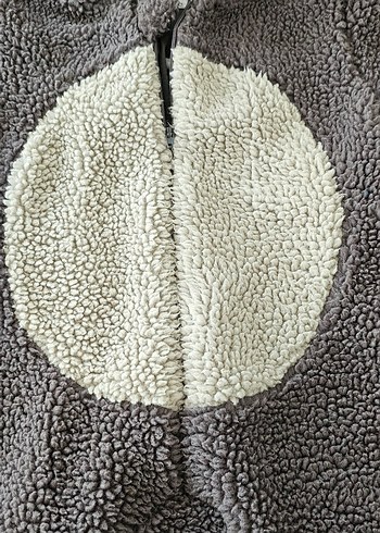 Gri Erkek Bebek Peluş Tulum - Görsel 7