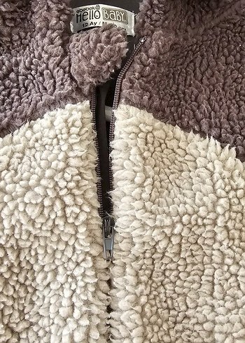 Gri Erkek Bebek Peluş Tulum - Görsel 5