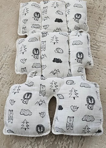 Gri Baskılı Çocuk Uyku Minderi - Görsel 2