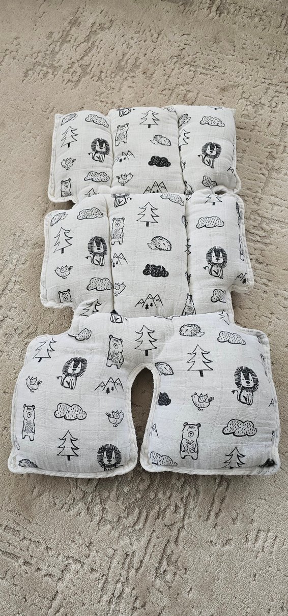 Gri Baskılı Çocuk Uyku Minderi - Görsel 2