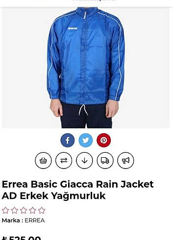 xxl Beden mavi Renk Sıfır orjinal erkek yağmurluk