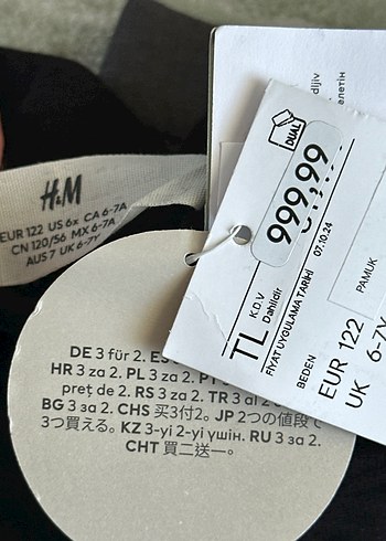 Çocuk pamuklu tayt - Görsel 2