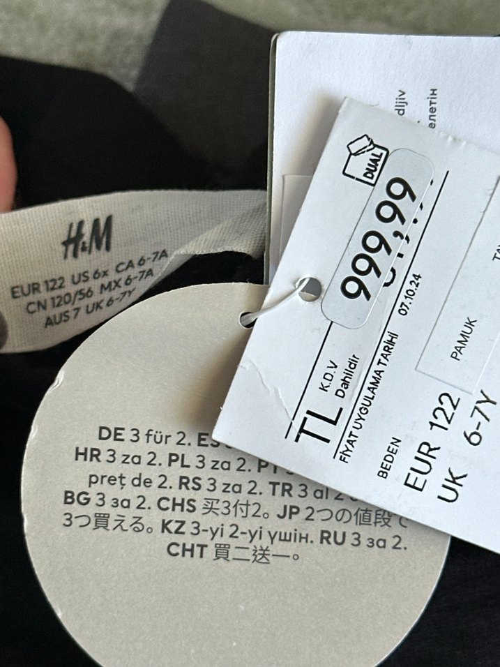 Çocuk pamuklu tayt - Görsel 2