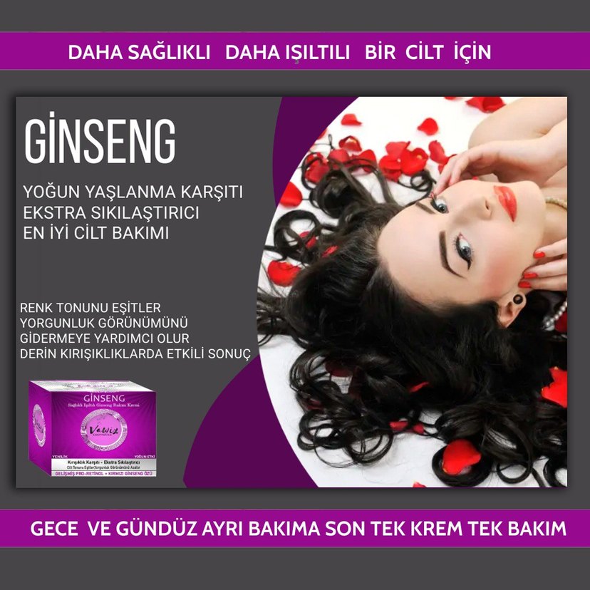 Ginseng Yoğun Kırışıklık Karşıtı Bakım Kremi - Görsel 3