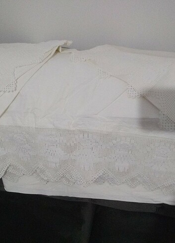 El yapımı çeyizlik karyola takımı - Görsel 3