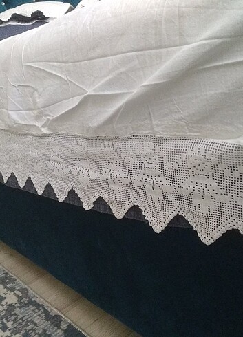 El yapımı çeyizlik karyola takımı - Görsel 11