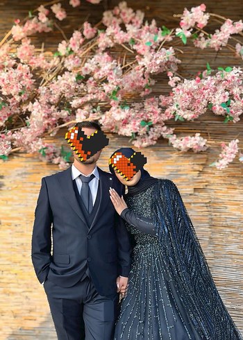 Pelerinli tesettür abiye nişan - Görsel 3