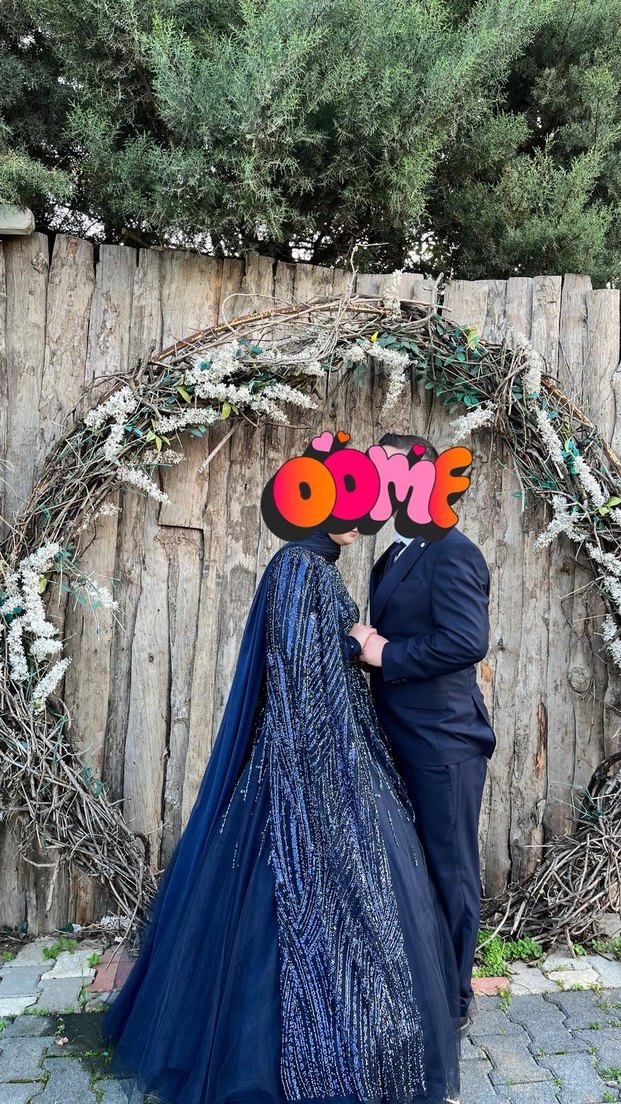 Pelerinli tesettür abiye nişan - Görsel 2