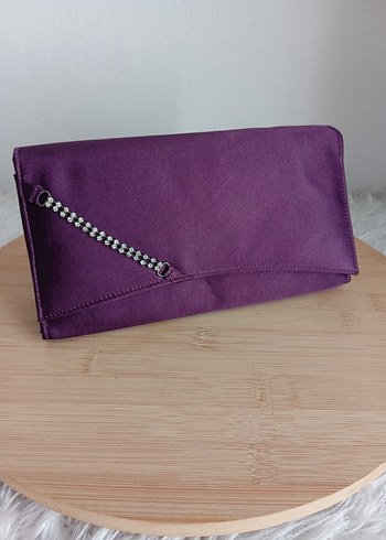 Parlak Mor Kadın Portföy Çanta - Görsel 5