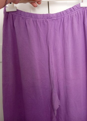 Mor Midi Kadın Pijama, eşofman altı - Görsel 5