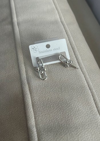 Diğer Minimalist Mini gümüş tiffany model Kadın Küpe