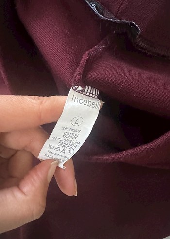 Bordo Kadın Midi Yırtmaçlı İspanyol Paça Pantolon - Görsel 5