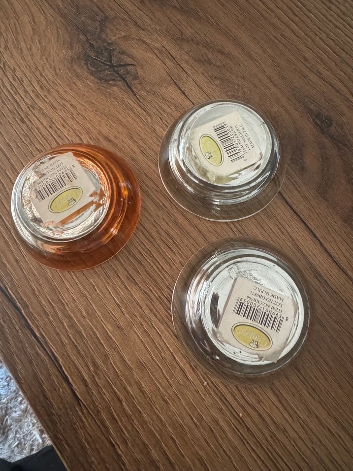 Renkli Kenarlı Cam mumluk Seti - Görsel 2