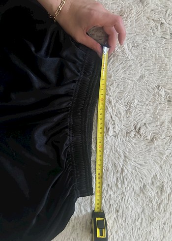 Siyah Mini Kadın Şort basket bol - Görsel 4