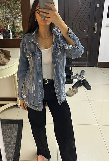 Pull&bear kot ceket uzun oversize
