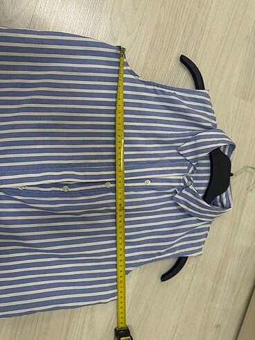 xs Beden çeşitli Renk Mango kolsuz çizgili gömlek xs