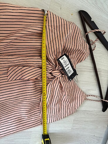 xs Beden pembe Renk Marks and Spencer sıfır elbise yeni etiketli çizgili